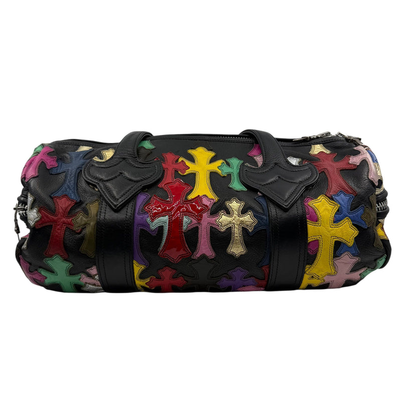 Chrome Hearts Leather Cross Patch Duffel Bag Multicolor - Lightly Worn