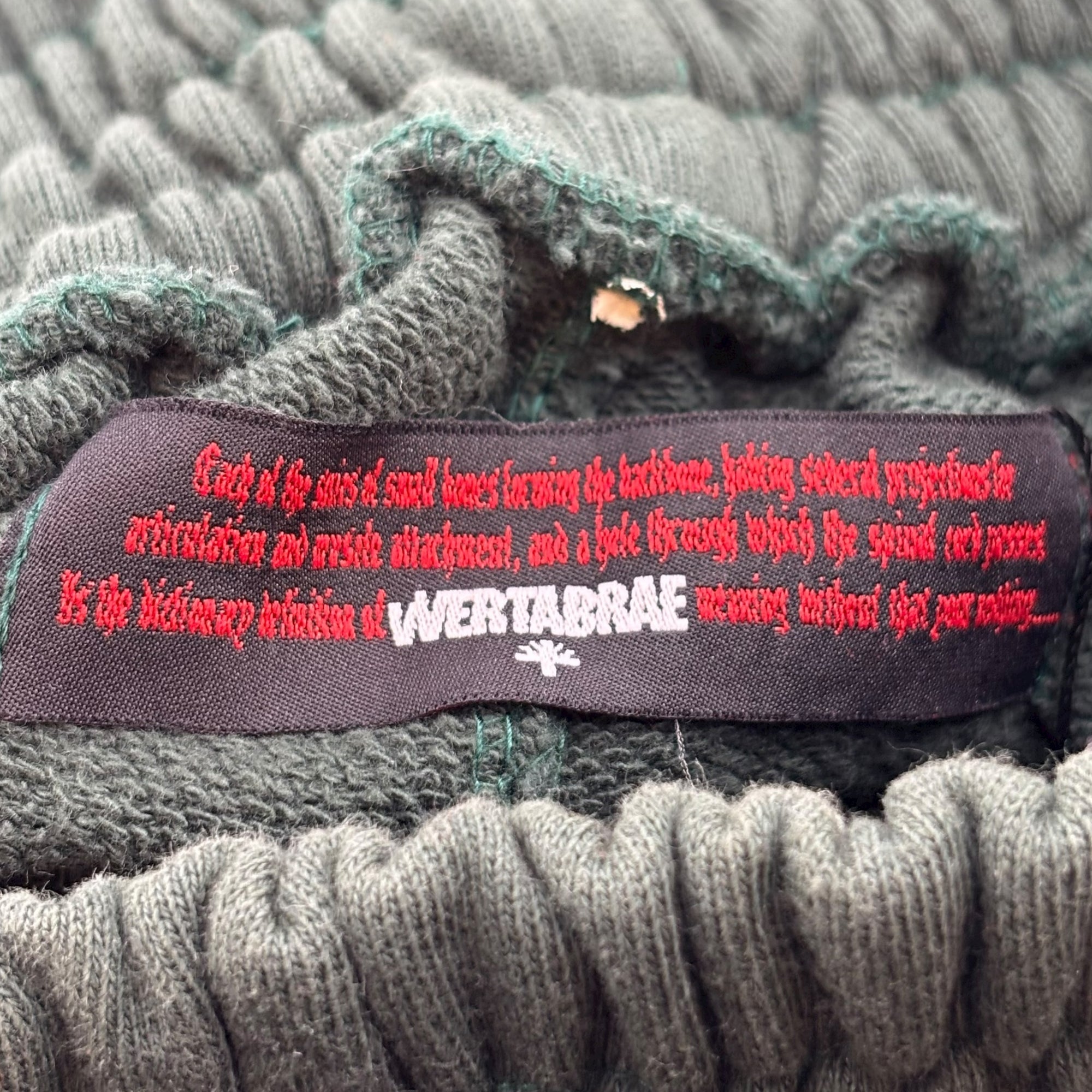 Vertabrae Sweatpants &quot;Green/Red&quot;