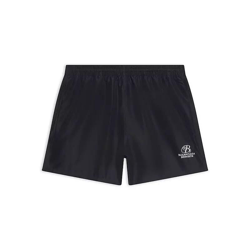 Balenciaga Regular Fit Swim Shorts Black