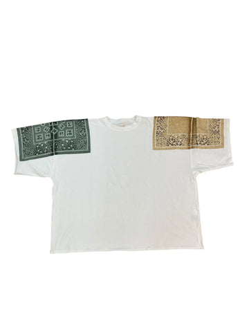 Kapital Bandana Tee "Green/Tan"