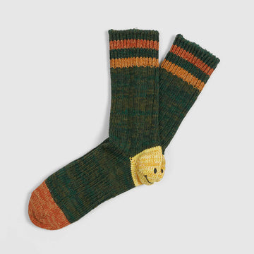 Kapital Striped Socks "Green"