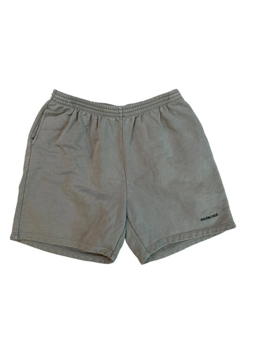 Balenciaga Logo Shorts "Brown"