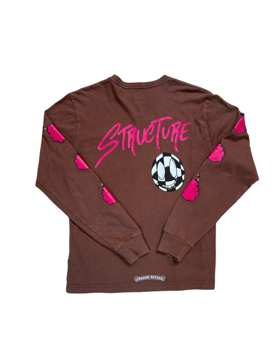 Chrome Hearts Structure Longsleeve Tee "Brown" (Pre-Owned)