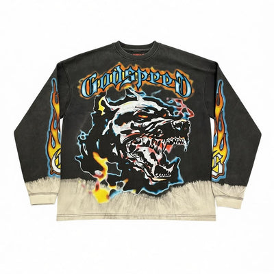 Godspeed Off The Leash Longsleeve Shirt Black Wash