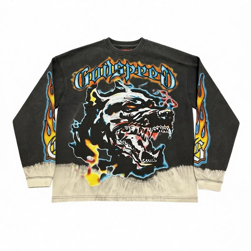 Godspeed Off The Leash Longsleeve Shirt Black Wash