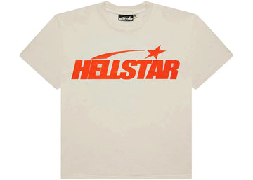 Hellstar Classic T-shirt (Regular Print) White/Orange