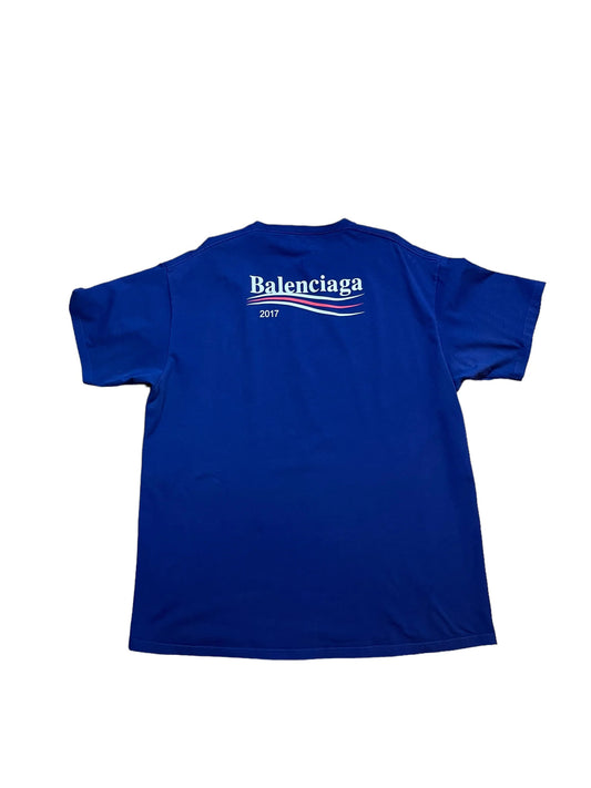 Balenciaga Campaign Tee "Blue" (Pre-Owned)