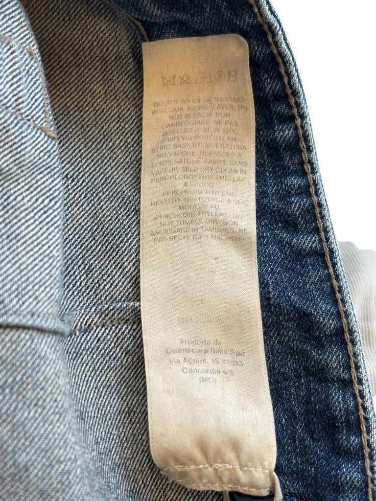 Rick Owens DRKSHDW Double Cargo Jeans Washed Indigo