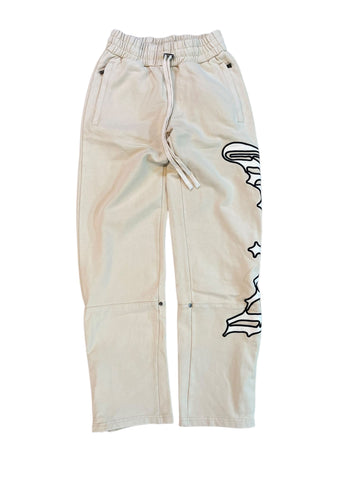 GodSpeed OG Logo Sweatpants "Cream"