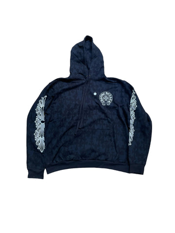 Chrome Hearts All Over Cross Hoodie "Black"