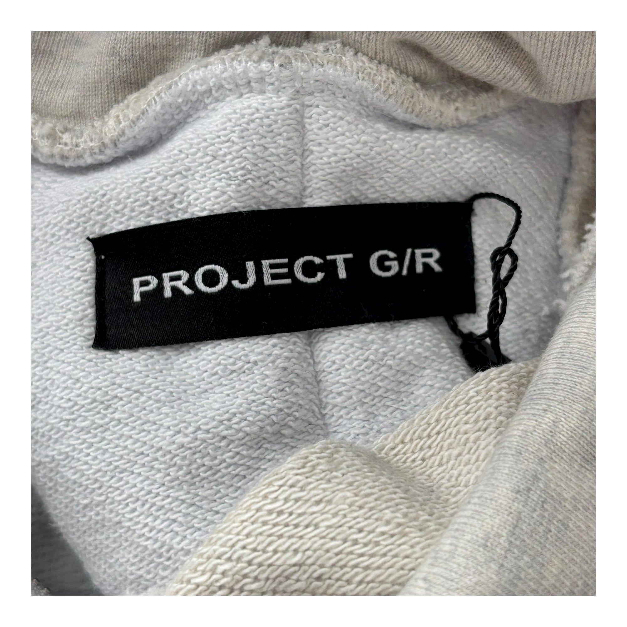 Project G/R Reconstructed Zip Up Hoodie &quot;Grey&quot;