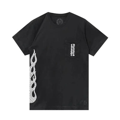 Chrome Hearts Side Flame Shirt Black - Lightly Worn