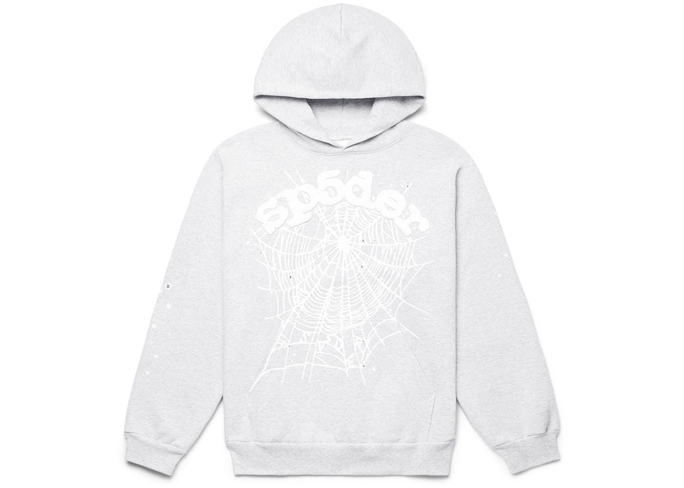 Sp5der OG Web Hoodie Heather Grey