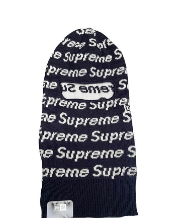 Supreme Knit Logo Balaclava "Navy"