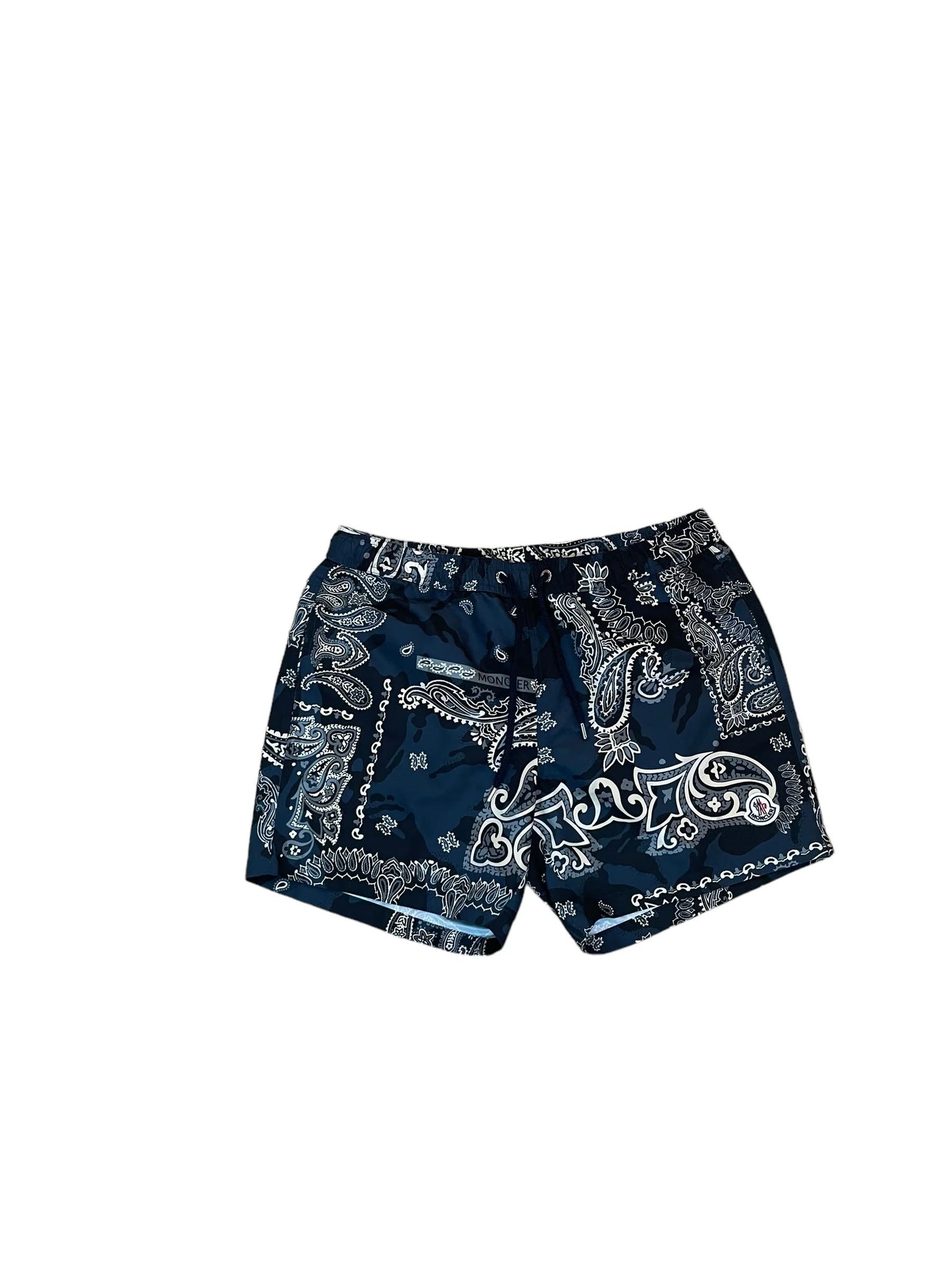 Moncler Shorts "Blue Paisley" (Pre-Owned)