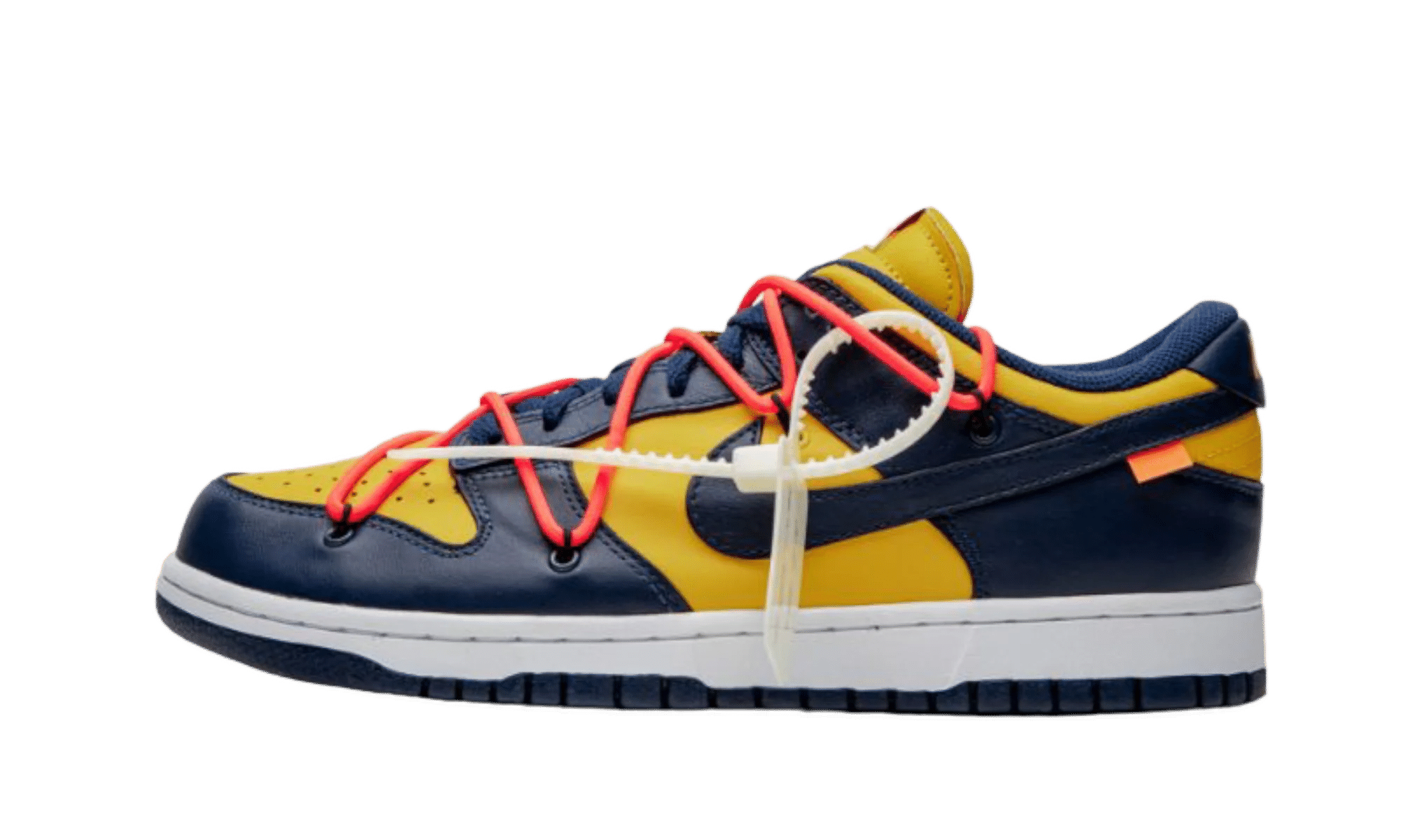 Nike Dunk Low x Off-White "University Gold"