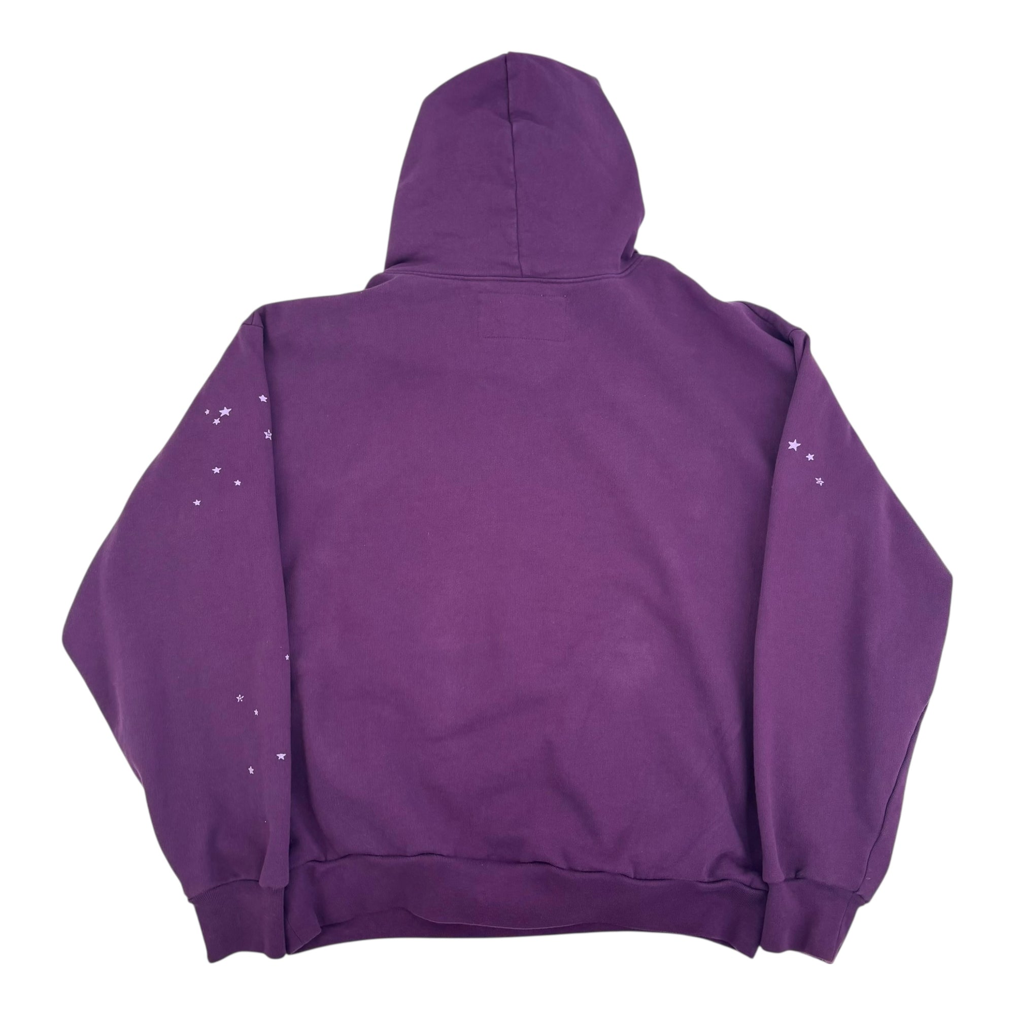 Sp5der Star OG Web V2 Hoodie Purple