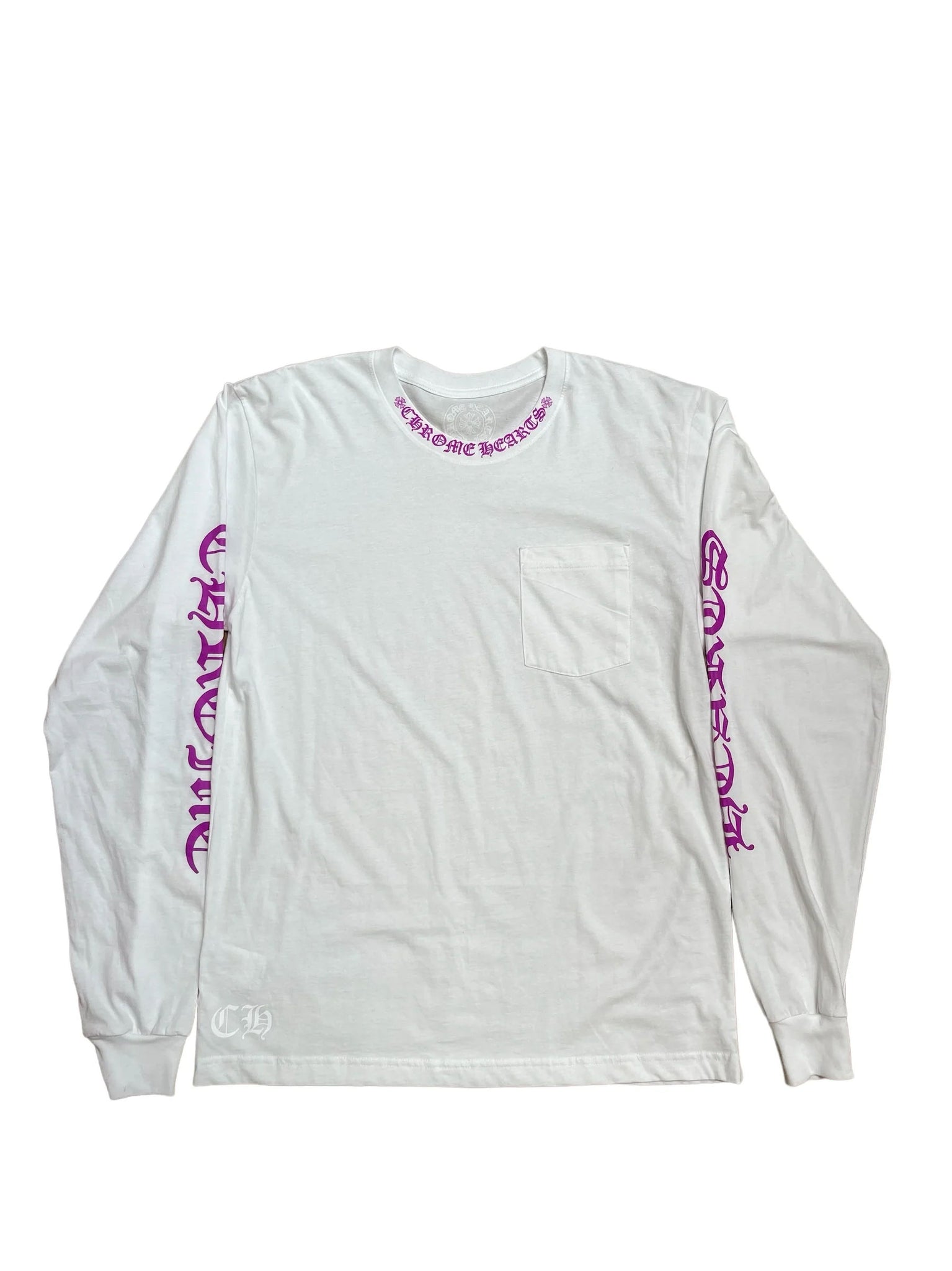 Chrome Hearts Neck Logo Longsleeve "Pink"