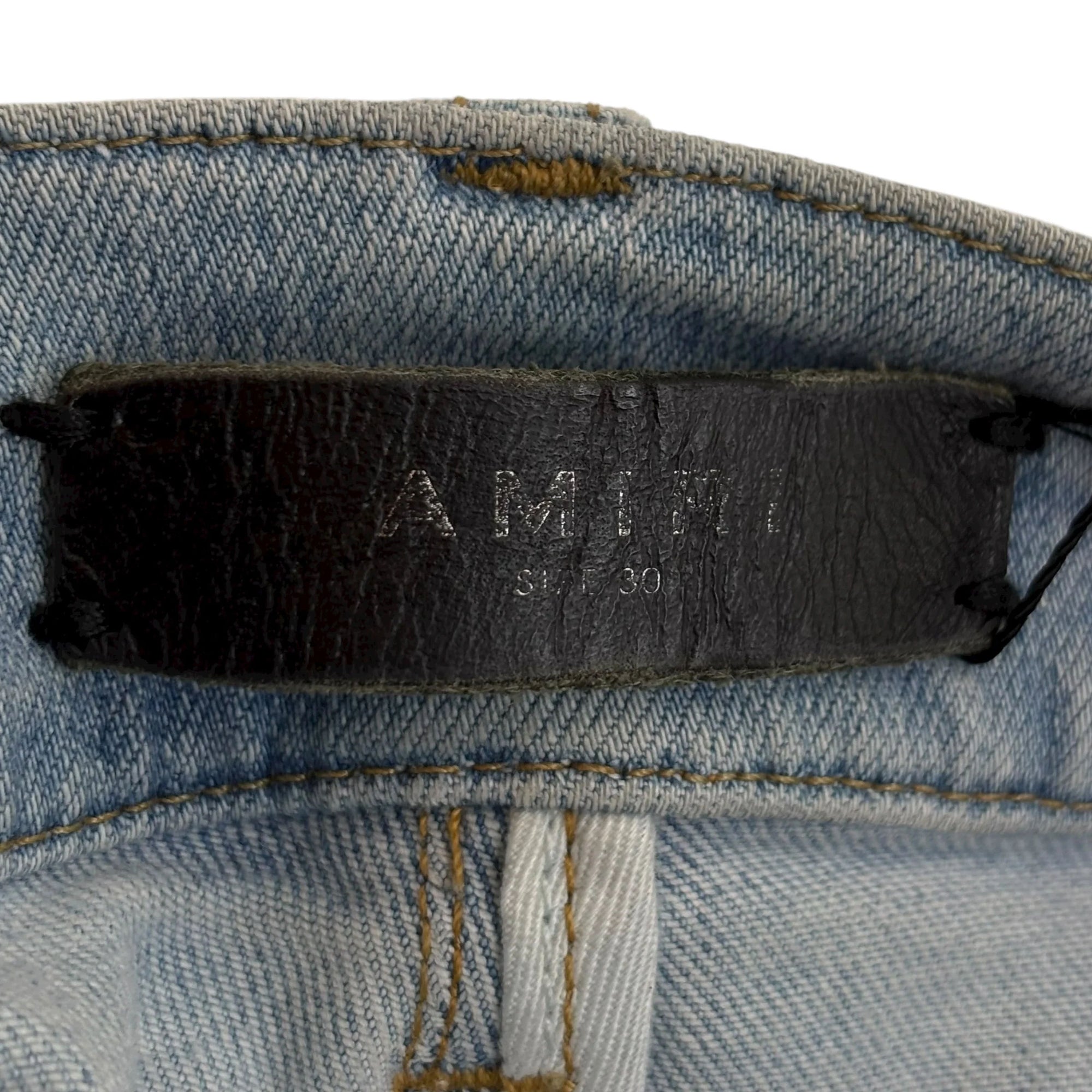 Amiri Tiger Striped Jeans &quot;Lightwash&quot; - Lightly Worn