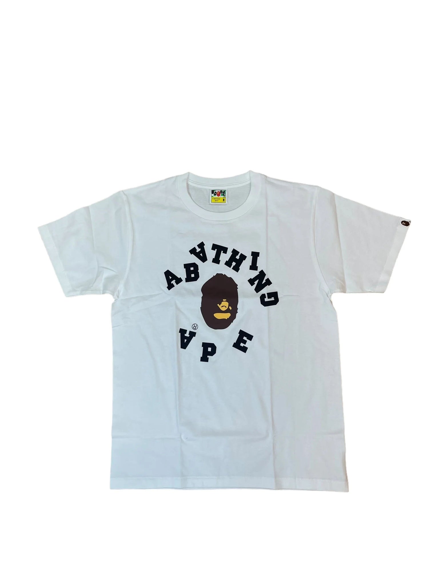 Bape Scrambled Letters Tee "White"