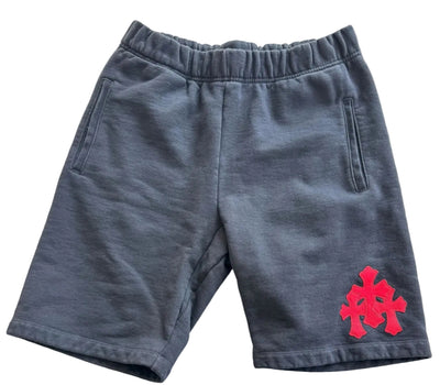 Chrome Hearts Triple Cross Paper Jam Shorts Navy - Lightly Worn
