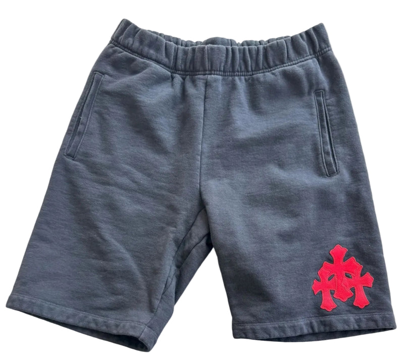 Chrome Hearts Triple Cross Paper Jam Shorts Navy - Lightly Worn