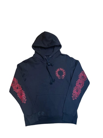 Chrome Hearts Horseshoe USA Shoulder Logo Hoodie "Black"