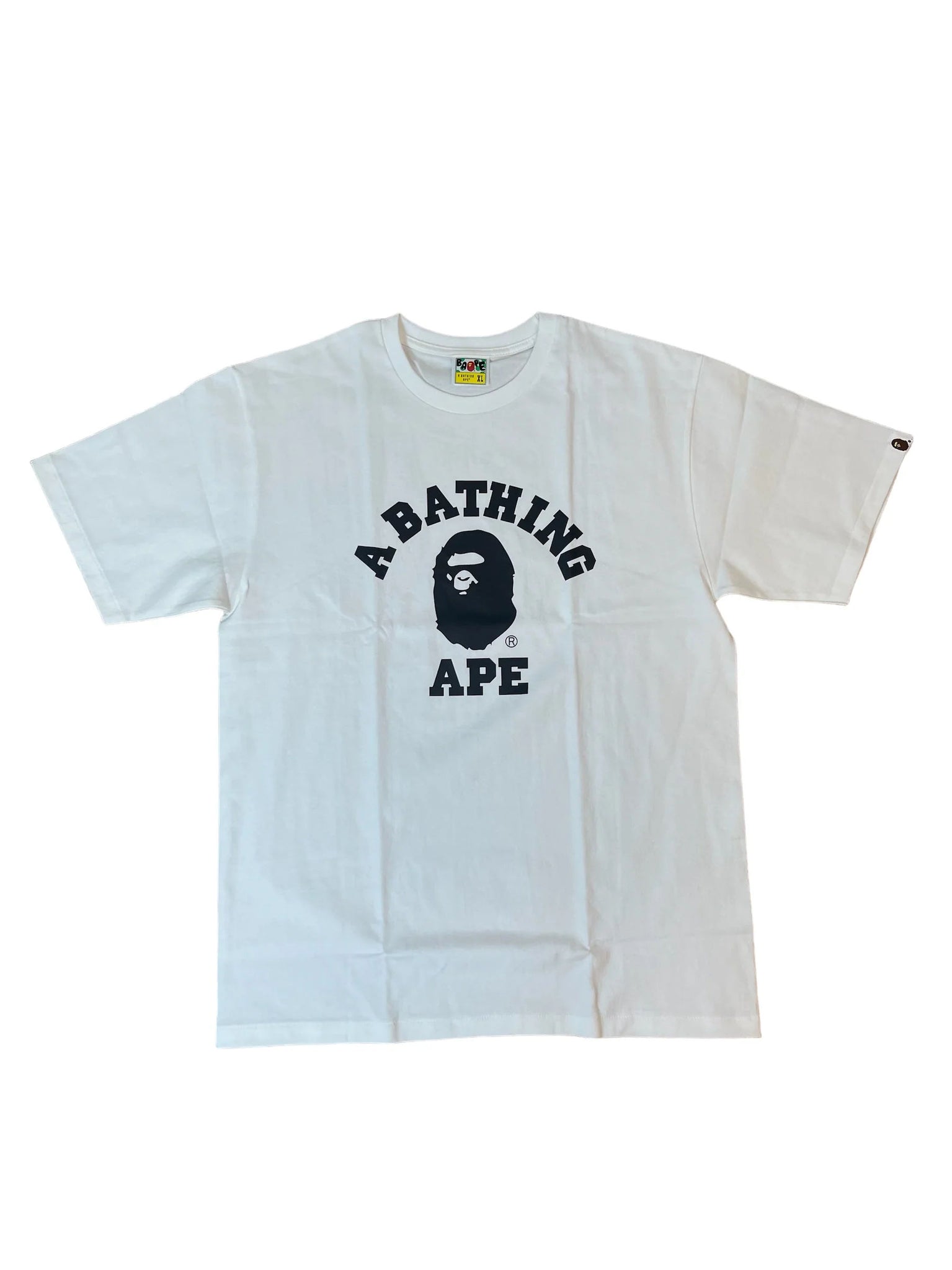 Bape Logo Tee "White/Black"