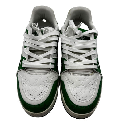 Louis Vuitton Trainer Green White - Lightly Worn