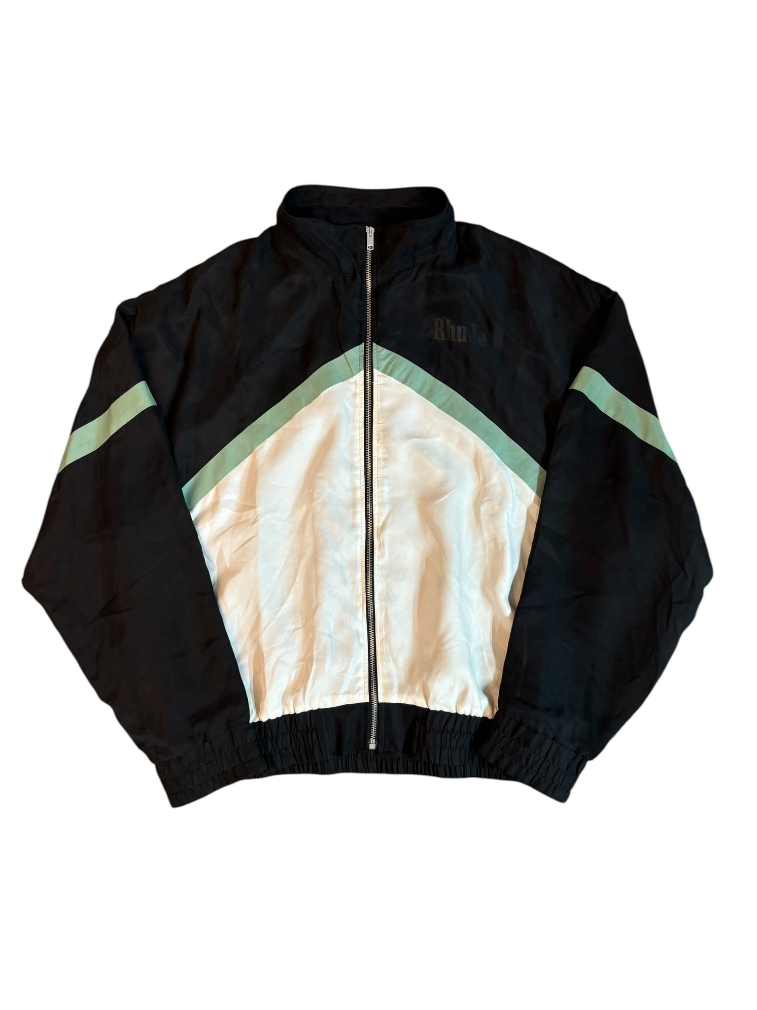 Rhude Track Jacket "Black/Green"