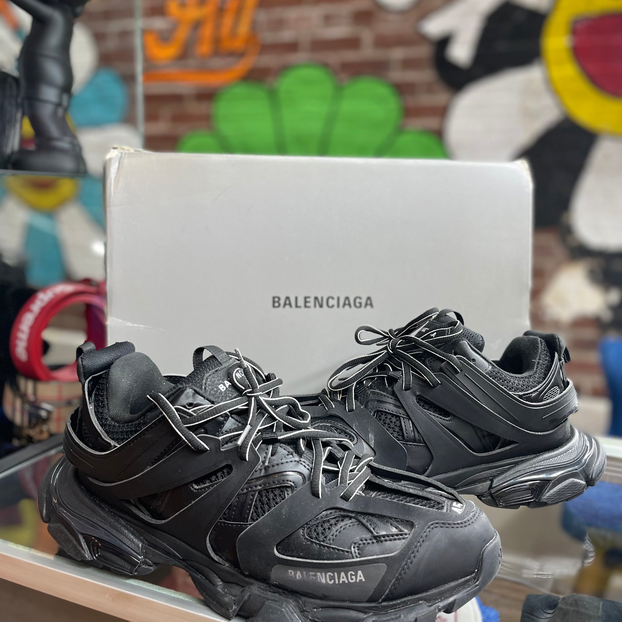 Balenciaga Track Runner "Black" (Pre-Owned/With Box)