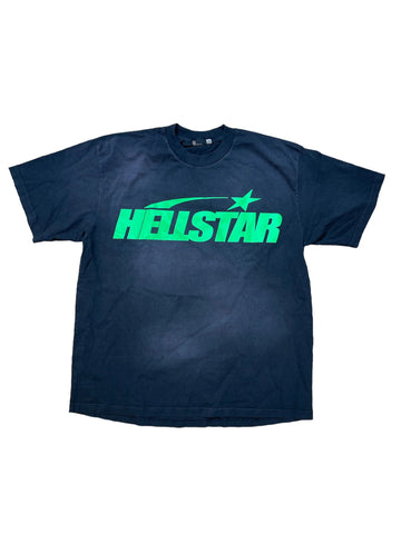 Hellstar T-Shirt Regular Print "Black/Green"