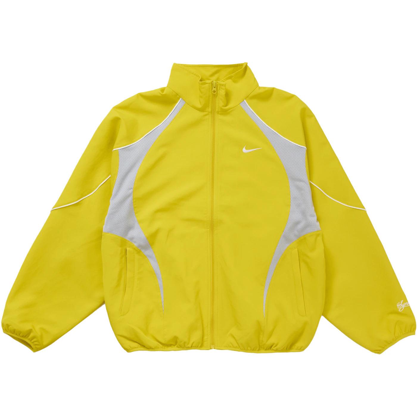 Supreme Nike Track Jacket Yellow