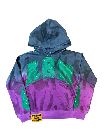 Abominable ABM Rhinestone Hoodie "Gradient"