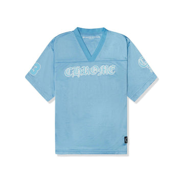 Chrome Hearts Stadium Mesh Short Sleeve Jersey Blue