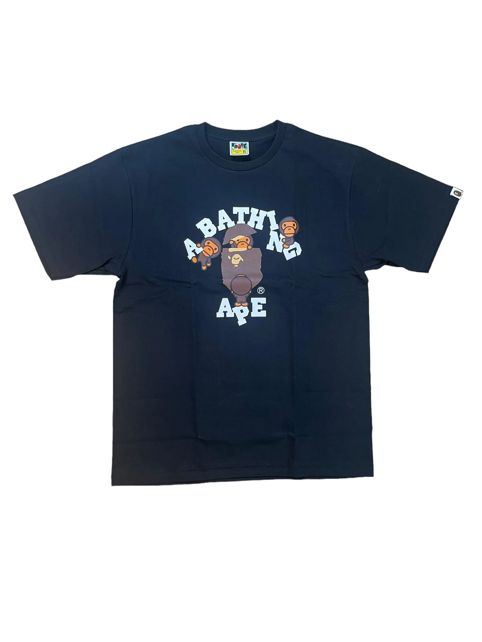 Bape College Milo Tee "Black"