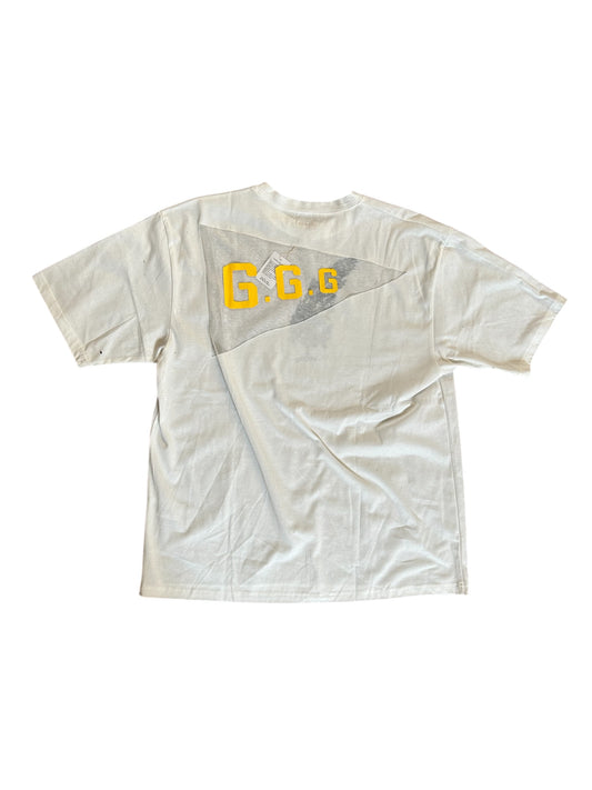 Kapital GGG Translucent Flag Tee "White"