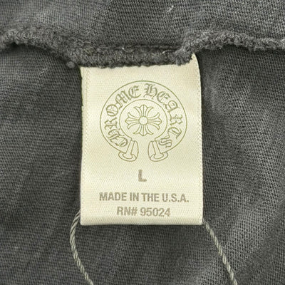 Chrome Hearts Vintage Raglan Tee Black Grey - Lightly Worn