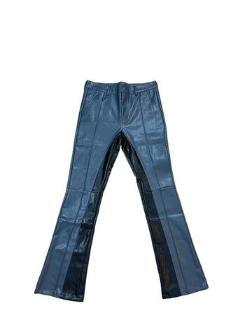 Todd Patrick Leather Pants "Ash Blue"