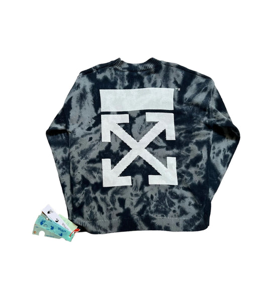 Off-White Sweater "Diag Arrow Tie Dye"