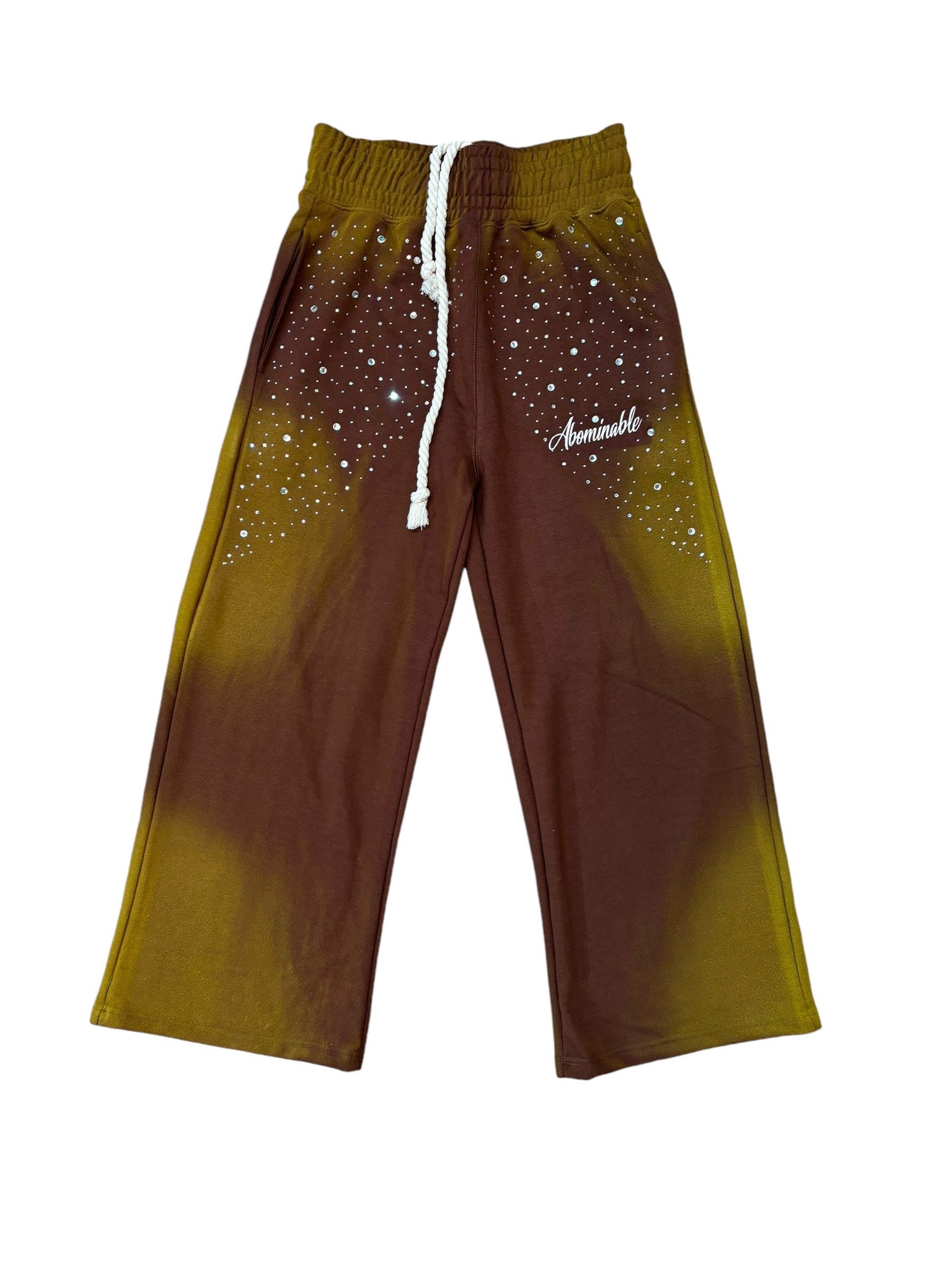 Abominable Crystal Sweatpants "Brown"