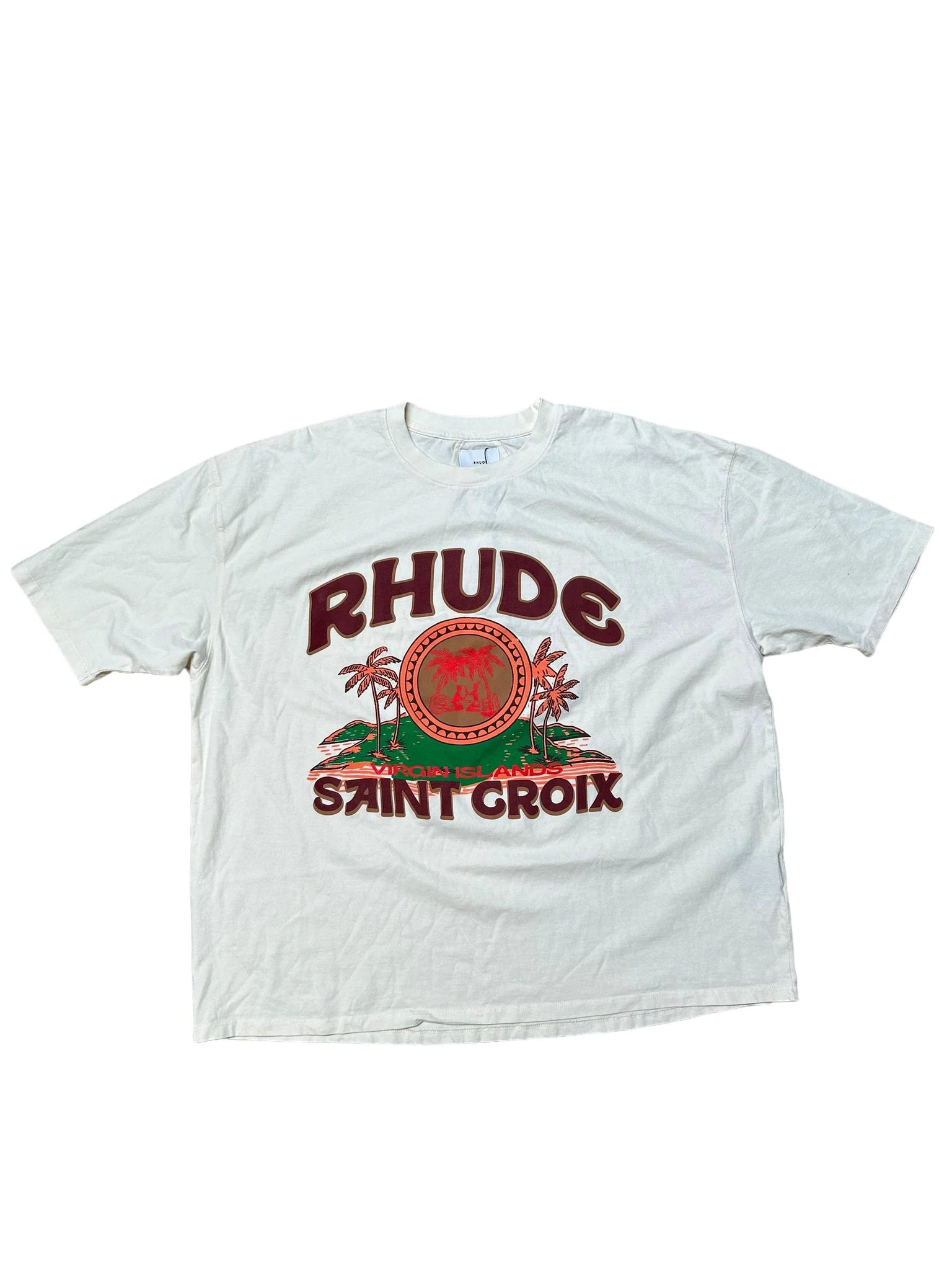 Rhude Virgin Islands Tee "Cream"