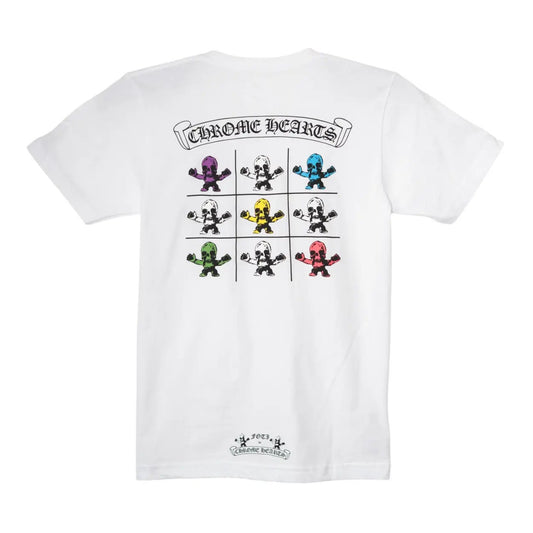 Chrome Hearts Foti Multi Teeter Harris Logo Short Sleeve Tee Shirt White