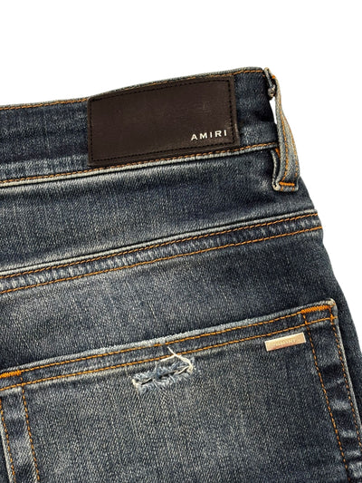 Amiri Mx1 Blue Flannel Ribbed - Lightly Worn