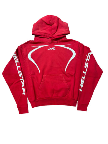 Hellstar Warm Up Hoodie "Red"