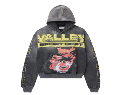 Vale Sport Division Devil Hoodie Washed Grey