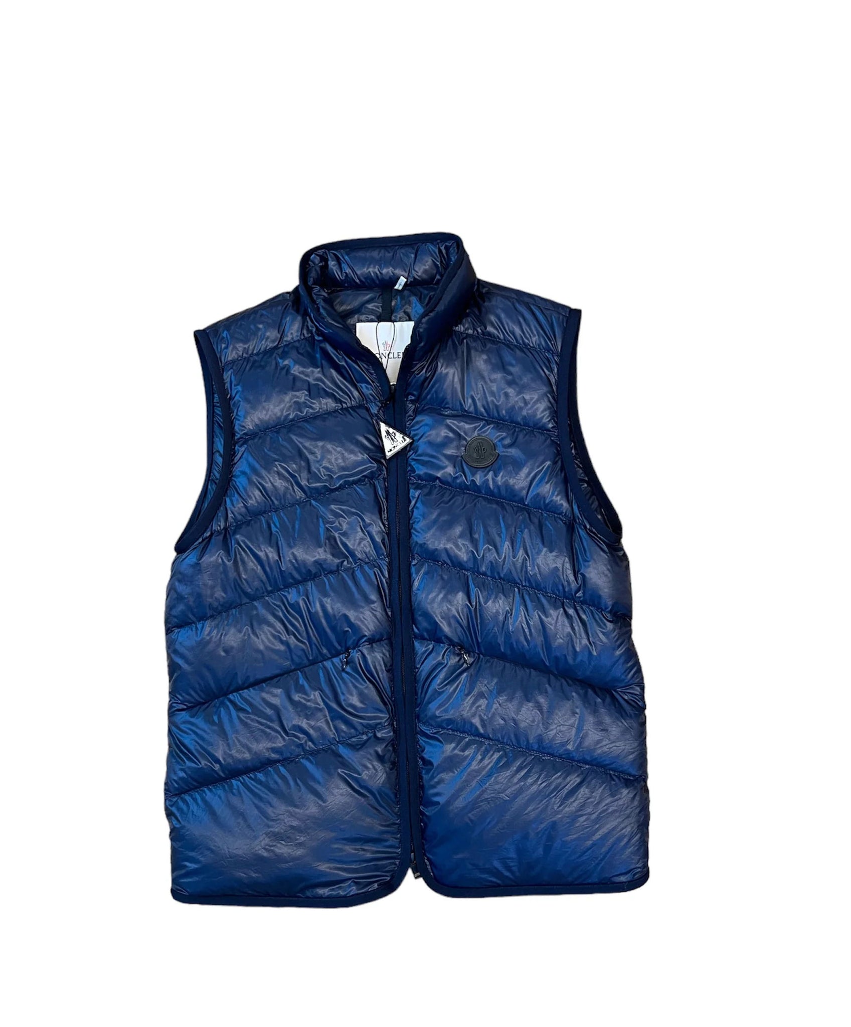 Moncler Vest "Navy blue" ( Black Logo )