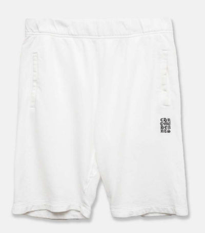Chrome Hearts Script Sweatshorts White - Lightly Worn