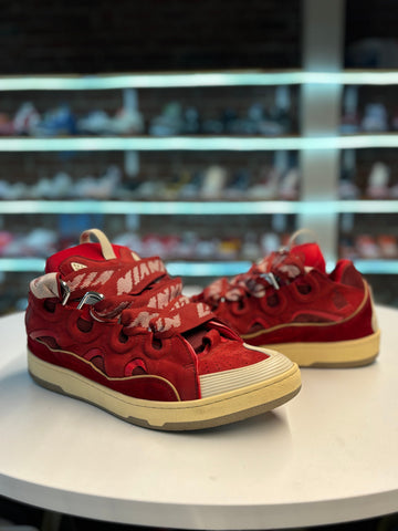 Lanvin Curb Sneaker "Red/White" - No Box