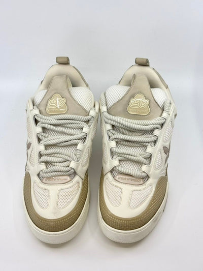 Louis Vuitton LV Skate Sneaker Beige White - Lightly Worn